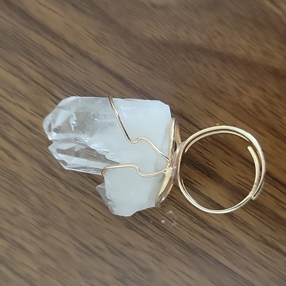 Crystal quartz ring - Picture 3 of 4